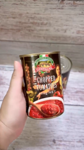 CAMPAGNA - Lon CHOPPED 400g - CÀ CHUA CẮT MIẾNG Ý The Chopped Tomatoes Fresh Taste