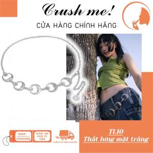 Crush me TL10 Thắt lưng mặt trăng dây chuyền thắt eo xích đeo hông trăng sao moon star sign chain belt goth gothic y2k