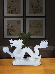Dragon Ornaments Bring In Wealth and Treasure Zodiac Dragon-Shaped Crafts Office Shop Qinglong Hanlong Ornament Furnishing