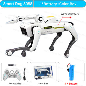 Chó Robot Điện Tử Teeggi Đa Chức Năng Đồ Chơi Cơ Khí Sinh Học Thông Minh Quà Tặng Giáo Dục Dành Cho Lứa Tuổi 14+ Kèm Kẹp
