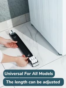 ELEMENTO 2PCS Refrigerator Washing Machine Stand with Wheel Mobile Universal Wheel Furniture Mobile Rack