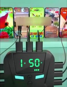 Mobile Phone Screen Clicker Device Live Broadcast Fast Praise Automatic Game Hanging Loop Connecting Device Buying Artifact