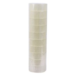 Lốc 10 Cuộn Băng Keo Trong Văn Phòng Bản Rộng 1.8cm Độ Bám Dính Tốt - Băng Keo Trong Văn Phòng Tiện Dụng
