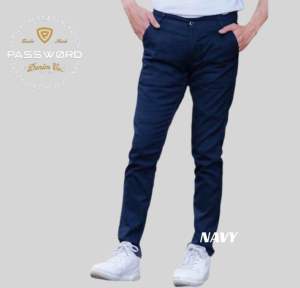 Celana Chinos Pria Panjang 2024 Slim Fit