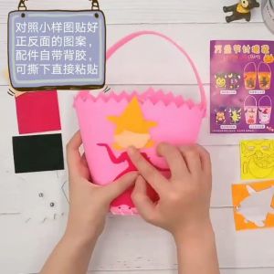 TEQIN new!!Halloween Candy Bag Diy Material Package Props Simple Handmade Halloween Decoration