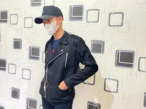 Jaket Pria Rock N Roll Brown Suede BL 78 Terbaru