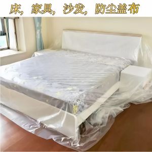 Vải Phủ Chống Bụi Cho Đồ Dùng Gia Đình Bao Phủ Ghế Sofa Vỏ Chăn Giường PVC Cho Phòng Khách Đa Năng Vải Che Phủ Chống Bụi