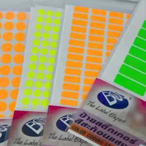 ป้ายสติ๊กเกอร์ สติ๊กเกอร์ ป้ายสติ๊กเกอร์ สีสะท้อนแสง B1 B2 B3 B4 A2 A5 ติดป้ายชื่อ เอกสาร งานออกแบบ งานศิลปะ ป้ายสติ๊กเกอร์เรืองแสงYC