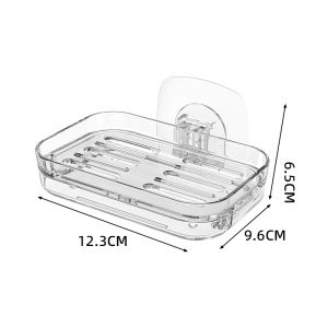 Bathroom Wall Mounted Storage Rack Toilet Corner Shelf Bathroom Vanity Countertop Storage Organizer No Drilling Required