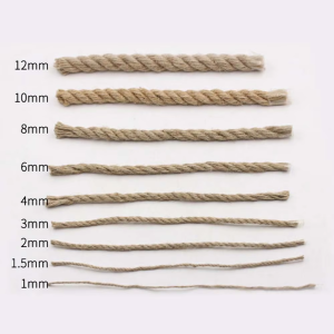 1-14mm Natural Jute Rope String Ribbon Crafts DIY Vintage Jute Cord Twine Thread Sewing Party Wedding Christmas Home Decortion
