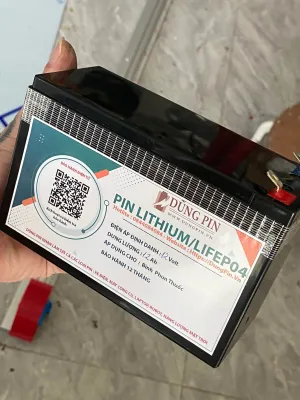 Pin Lithium 12V 15Ah Chuẩn Dung Lượng - Bình Điện Siêu Nhẹ Thay Thế Ắc Quy Cho Máy Bơm Mini Thiết Bị Nông Nghiệp Đèn Led