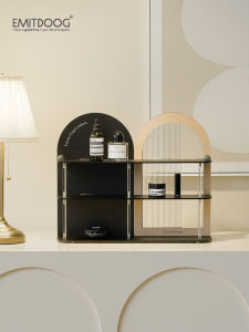 ชั้นวางของแบบหลายชั้นสำหรับใส่แก้วกาแฟ กลิ่นหอม จัดระเบียบในครัวเรือน วัสดุอะครีลิก ตั้งบนโต๊ะ ชั้นวางของสำหรับตกแต่งบ้าน