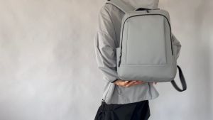 Techdoo Tas Ransel Sekolah Pria USB Charger Multifungsi Tas Punggung Laptop Casual TR217