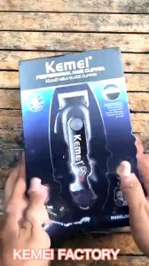 Kemei Professional Hair Trimmer Set Rechargeable Cordless Barber For Men LCD Digital Hair Trimmer Electric Hair Clipper Gunting Rambut KM-1132