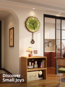 MEISD | Soothing and Popular Wall Clock Quiet for Living Room and Dining Area