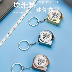 Thước Dây Mini 2m Bằng Thép Có Móc Khóa Tự Động Siêu Bền Chống Va Đập Tốt - 201