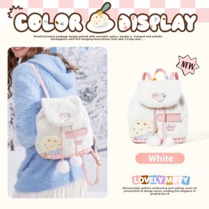 Miffy | Fuzzy 2026 New Sweet and Trendy Backpack