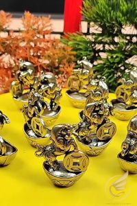 [Nhiều Mẫu] Decor Mini Tượng Tượng Trâu Vàng Phong Thủy Tượng Tuổi Sửu 12 Con Giáp Bằng Đồng Thau - Đồ Đồng Thuận Tâm