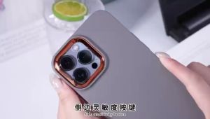 Case Kulit Luxury Chrome Camera untuk RealMe, Infinix & Vivo