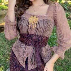 ATASAN KEBAYA LACE KOREA SABRINA - KEBAYA BALI - KEBAYA BROKAT MURAH