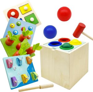 Montessori Wooden Toys: Enhancing Kids' Fine Motor Skills & Learning Fun