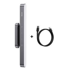 Baseus Night Light Hanging Magnetic LED Table Lamp Stepless Dimming Desk Lamp Rechargeable For Cabinet Bedroom Kitchen Light