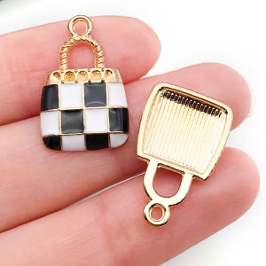 Bộ Charm Nhỏ Xinh Phong Cách Little Chic Lady 10/16 Món Dùng Làm Phụ Kiện Trang Sức Tự Làm - Vòng Cổ Vòng Tay Khuyên Tai Hợp Kim Kẽm