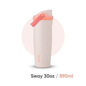 Owala | Cốc Giữ Nhiệt Owala Sway 30oz Bằng Thép Không Gỉ Có Nắp Đậy Lò Xo Di Động Dung Tích Lớn Dành Cho Nữ