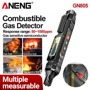 ANENG | ANENG GN805 Handheld Gas Leak Detector Adjustable Sensitivity Sound & Light Alarm Natural LPG Propane Gas Detector Home Kitchen