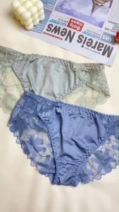 กางเกงชั้นใน ลายลูกไม้ ระบายอากาศได้ดี ดูดซับความชื้น สไตล์ฝรั่งเศส