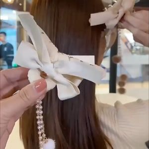 Plush Tassel Shark Clip Pendant Hairpin Back Scoop Grip Clip Girls New Style Hairpin Spring Clip Headwear Plush Korean Grip Clip Girls Versatile Hairpin Fashion Accessories