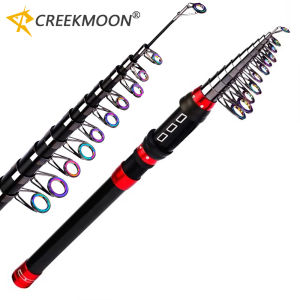 Carbon Telescopic Sea Fishing Rod Carbon Fiber Ultralight Fishing Pole Portable Spinning Casting Rods for Fish Pole 1.2-2.1m