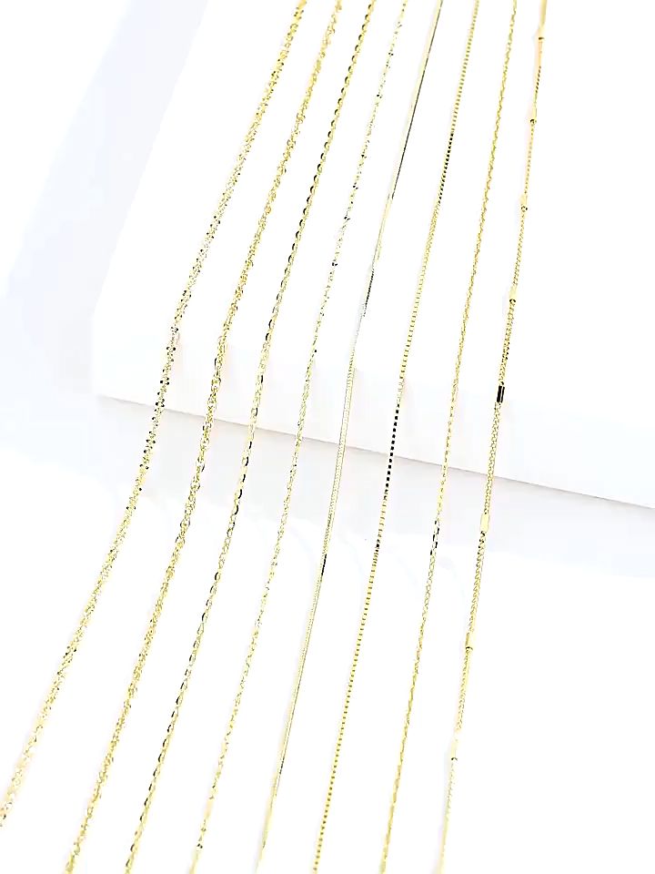 18K Gold Stainless Steel Necklace for Women: A Stylish & Adjustable Gift