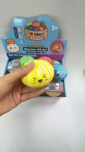 1pcs Random Mysteries Rainbow Dumplings Ornament Slow Rising Stress Relief Fidget Toys Desk Accessories Party Gift For Kid Adult