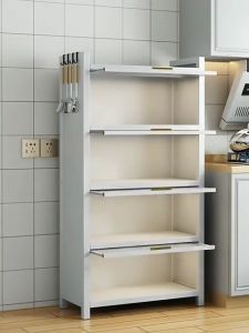 Rak Lemari Dapur Microwave, Lemari Piring Minimalis, dan Rak Oven Multi-layer