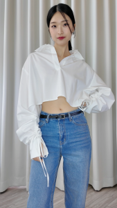 NICHp.CO : Haili shirt เสื้อเชิ้ต เนื้อผ้านิ่ม (สินค้าพร้อมส่ง)