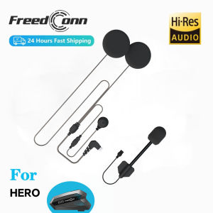 FreedConn | Freedconn Hi RES Earphone D7HERO Bluetooth Helmet Headset Motorcycle Intercom Mic Accessories for Hero