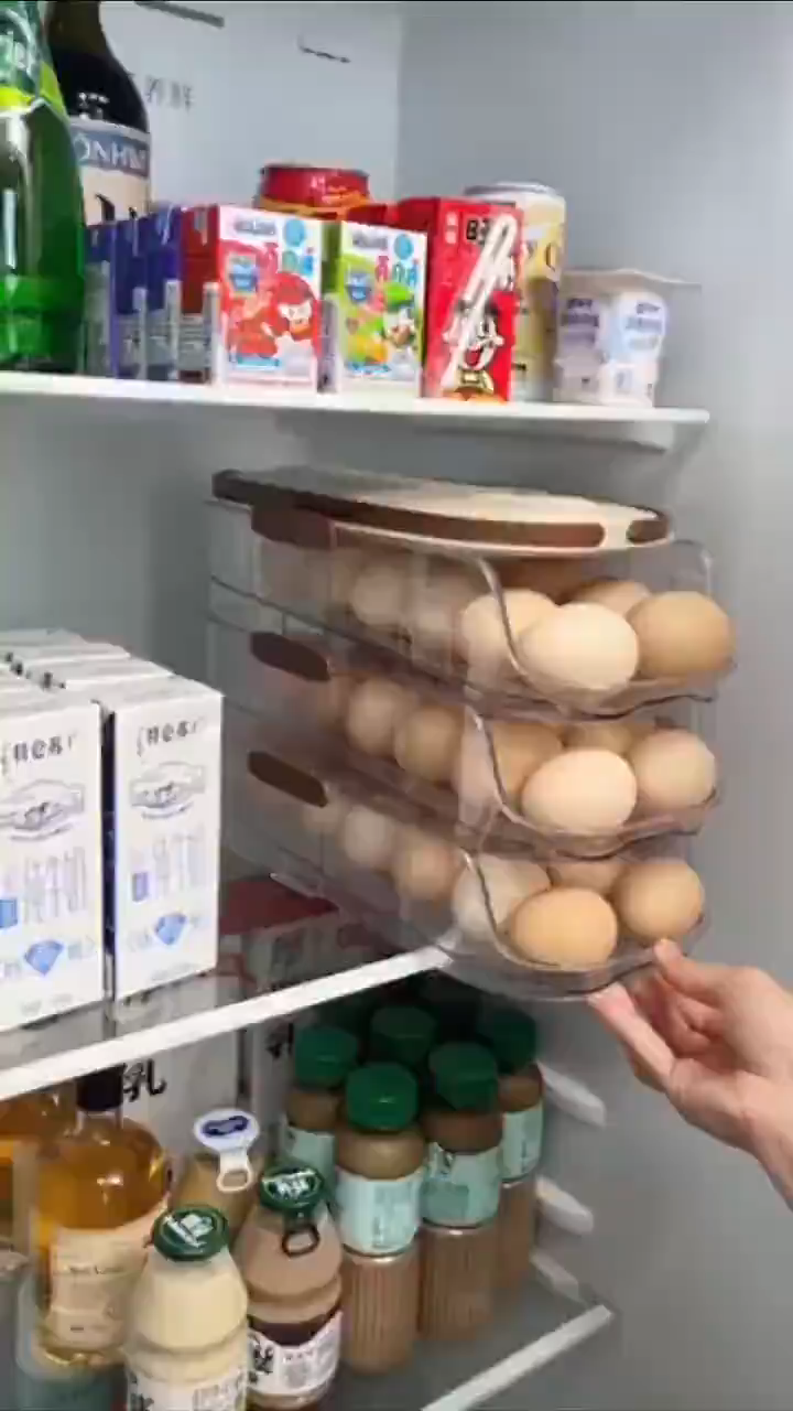 กล่องเก็บไข่/เครื่องจ่ายไข่แบบอเนกประสงค์ สามารถวางซ้อนกันได้ ประหยัดพื้นที่ มีให้เลือก 3 ชั้น 1 ชั้น 2 ชั้น และ 3 ชั้น