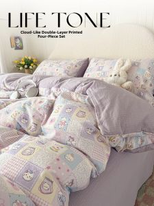 susan | Bộ Đồ Chăn Ga Gối Mềm Hình Thú