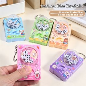 Stress Relief Fun Dice Keychain Toy
