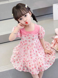 Girl. Childrens Chiffon Dress Summer Dress 2023 New Arrival Fashion Baby Princess Dress Summer Children Floral Skirt