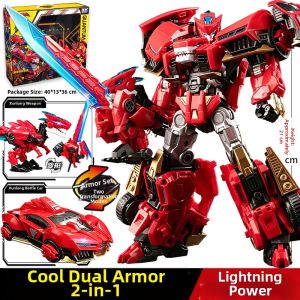 AULDEY | Transformable Combining Robot for Boys 6
