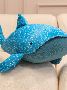 GUAIBUDIAN | Simulated Blue Whale Plush Pillow