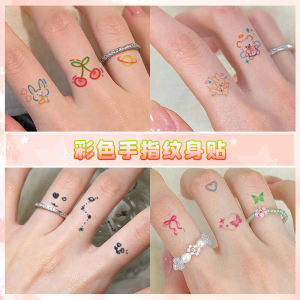 Nhiều Màu Sắc Không Phản Quang Chống Nước Hình Dán Xăm Cho Nữ Mini Dễ Thương Hoa Văn Ngón Tay Xương Đòn Đáng Yêu Đề Can 2024 Mẫu Mới