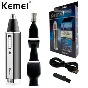 Kemei | Máy Cạo Râu Điện 4 Trong 1 Kemei KM-6630 Dành Cho Nam Giới - Máy Tỉa Lông Mũi Lông Mày Râu Với Lưỡi Dao Thép Không Gỉ