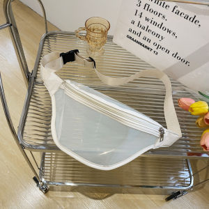 Texture Internet Celebrity Summer Transparent Young Adult Kuchao Waist Bag