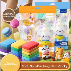 Đất Sét Nặn Nhẹ DIY Cho Trẻ Em 36 Màu