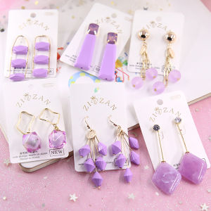 Generous Simple and Elegant Purple Personality Hipster Internet Celebrity Beads