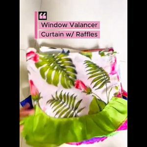 School Curtain/Window Valancer Curtain /geena fabric
