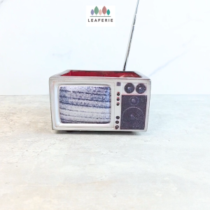 The Leaferie Retro TV Flowerpots . flowerpot . flower pots . planters . planter pot . plant . flowerpots